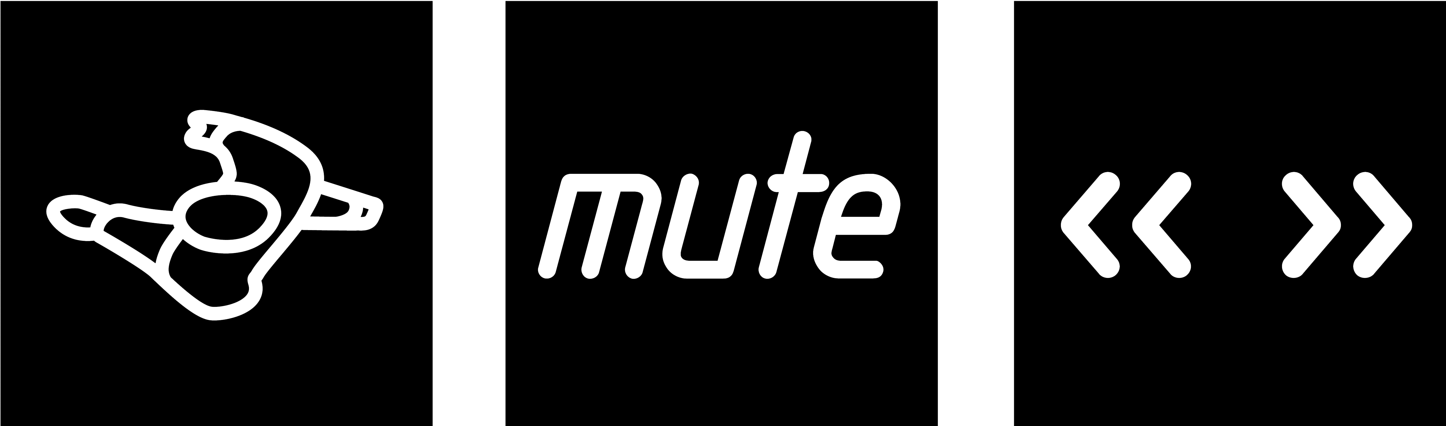 Mute main logo black